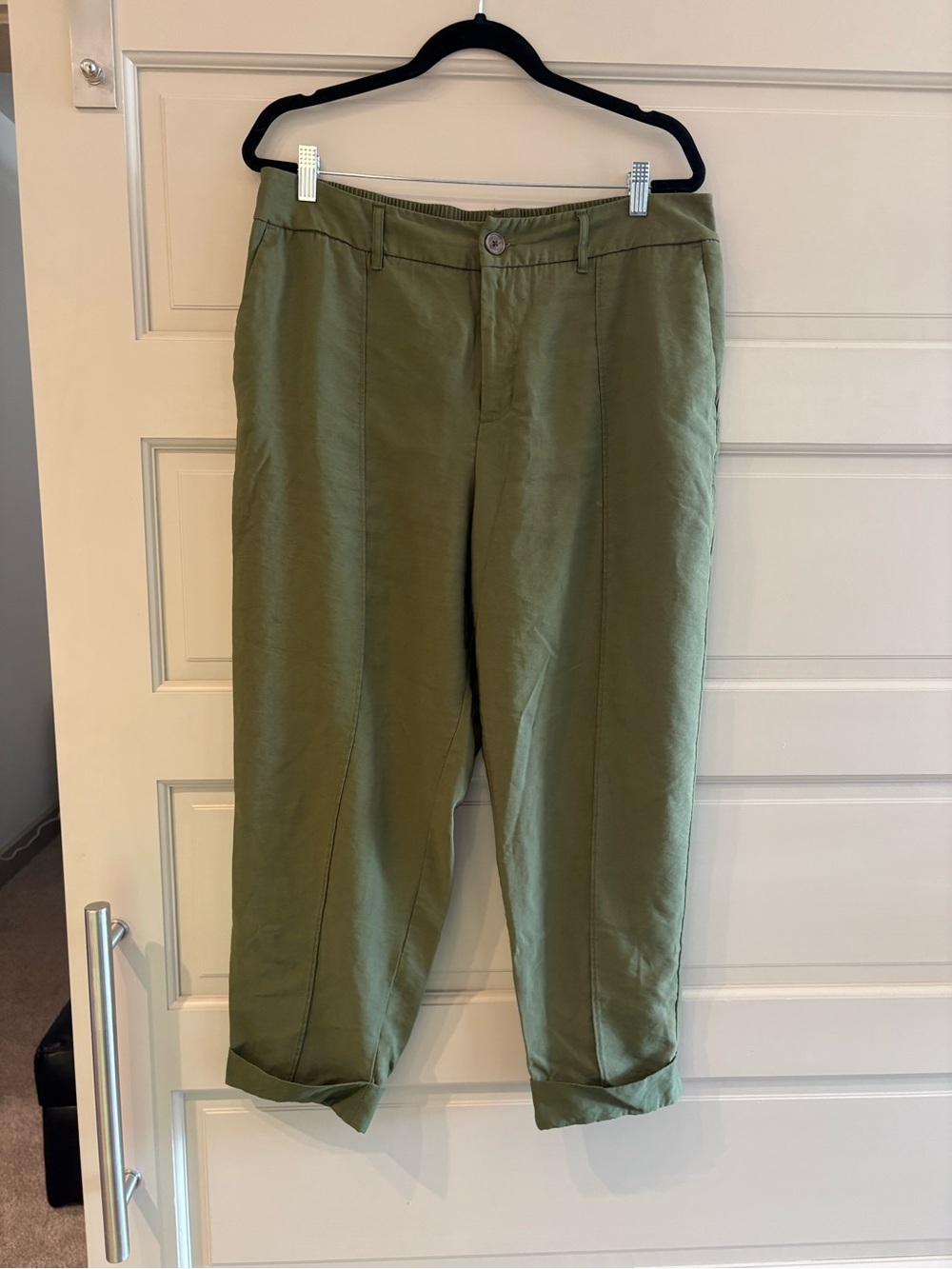 Olive Green Women’s Casual Trousers
